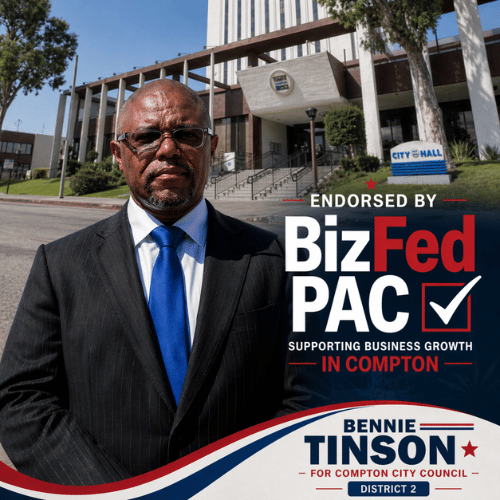 Bennie Tinson endorsed by BizFed PAC